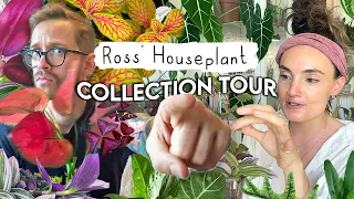 Houseplant TOUR à la Ross 🌿 The Addiction Has Begun... Ross' House Plant Collection Tour