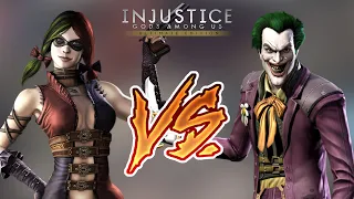 Injustice Gods Among Us - Harley Quinn Vs. Joker (Hard) Walkthrough | RozZ99