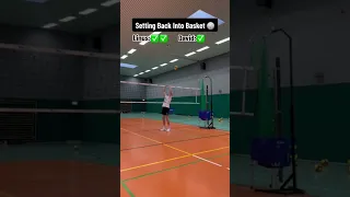 Volleyball Setting Drill 🏐 #volleyball #setter