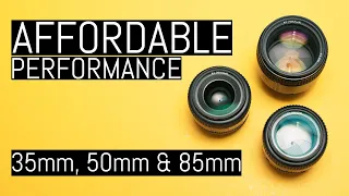 Nikon AF-D 35mm f/2, 50mm f/1.4 & 85mm f/1.8 - Affordable Imaging Performance