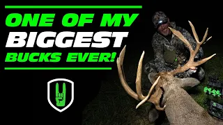 FREAKY GIANT BUCK WITH A BOW!