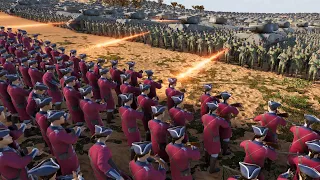 1 Million Red Coat Musket Line VS WW2 US ARMY! - Ultimate Epic Battle Simulator UEBS 2