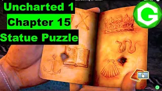 Uncharted 1 Chapter 15 Gameplay & Walkthrough : Puzzle solving & Action