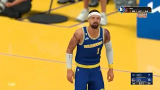 30 Pts NBA 2K23 MyCAREER 1st Qtr DJ DIXON #1 PG/SG @warriors VS NO Pelicans #nba2K #warriors