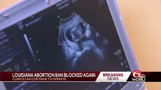 Louisiana abortion ban again blocked by judge, clinics can operate