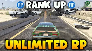 SOLO Unlimited Rp Farm - One of The Best in the Game! - GTA Online Rank Up Rp Farm Method