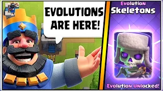 BEATING CLASH ROYALE WITH EVERY EVOLUTION!