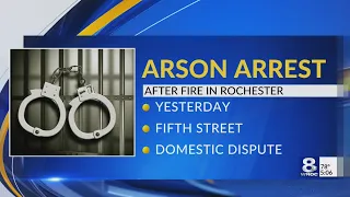 Rochester woman arrested for arson after allegedly setting fire to Fifth Street home