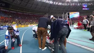 Final 200m. femenino. Atletismo Cto. del Mundo Moscú 2013