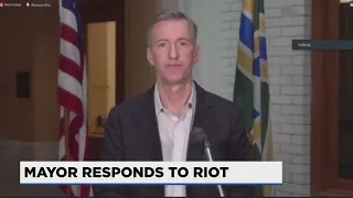 Portland Mayor Ted Wheeler, law enforcement condemn New Year's Eve riot