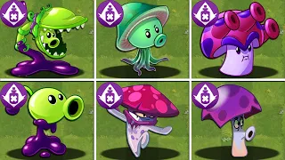 Plants vs Zombies 2 Final Boss - All POISON Plants Power-Up vs PvZ 2 Final Bosses Fight!