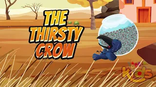 The Thirsty Crow | A Crow Story | #littlekids