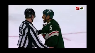 Reaves And Gudbranson Attempt To Fight During Scrum