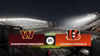 Commanders vs Bengals Week 3 Simulation (Madden 25 Rosters)