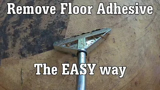 How to Remove Carpet & Vinyl Adhesive the Easy Way