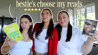 letting my besties pick my reads for the week! 📚 spoiler free reading vlog