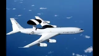 AWACS coordinating Air to Air Combat Training