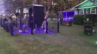 Halloween Yard Haunt 2019 daytime at the Clower’s (Check out our 2021 video - best year yet!)