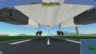 Roblox PTFS - Concorde Butter Landing