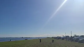 SpaceX Falcon 9 Transporter 3 Booster Landing and Sonic Booms