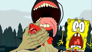 SIREN HEAD IN SPONGEBOB (Pt 2) *SCARY*