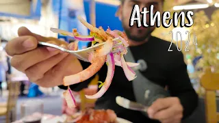 Athens Greece, walking tour vlog, and food tour in oldest Kebab place, Greece 2024