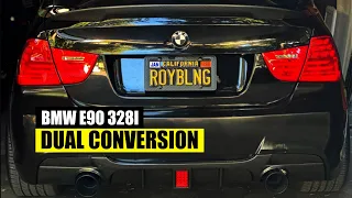 BMW E90 328i N51 Muffler Delete | Dual Conversion Performance Mod for Insane Exhaust Sound!