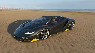 Drag Racing a Lamborghini Centenario on the Beach #Shorts