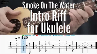 Smoke On The Water Intro Riff on Ukulele with Tabs to Play Along