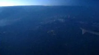 Awesome Lightning Storm Filmed from an Airplane - Dusk