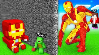 JJ and Mikey CHEATED with IRON MAN Build Battle in Minecraft - Maizen