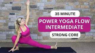 Power Vinyasa Flow Intermediate | Strong Core and Total Body Practice | Yoga 4:13 with Tauni