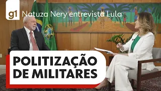 Lula defende 'despolitizar' Forças Armadas: 'Quem quiser fazer política tira a farda' | exclusivo