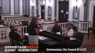 Schenectady City Council Meeting, August 14, 2023