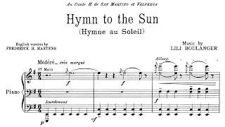 Lili Boulanger - Hymne au Soleil (1912)