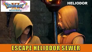 Find a way out of Heliodor sewer (Dragon Quest XI)