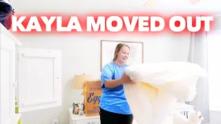 KAYLA MOVED OUT  | Family 5 Vlogs