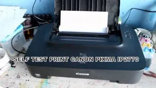 canon ip2770 self test print (with no PC or networks)