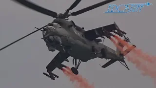 The Mighty Mi-24 Hind! - Czech Air Force Solo Display - AIRPOWER19