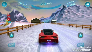 Knockdown Event in asphalt nitro without barrel Roll(Ferrari 458 Italia)