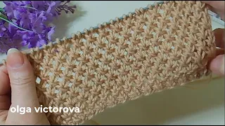 КРАСИВО, БЫСТРО И НЕСЛОЖНО АЖУРНО - РЕЛЬЕФНЫЙ УЗОР 1052 Узоры спицами KNITTING PATTERN