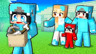 Poor Baby OMZ Loser Ran AWAY From HOME in Minecraft! - Parody Story(Roxy and Lily,Crystal)