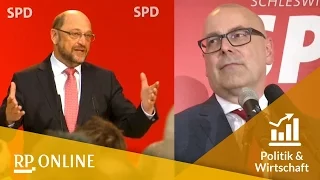 Wahlschlappe für die SPD in Schleswig-Holstein: Schulz reagiert enttäuscht