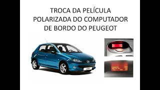 TROCA DA PELÍCULA POLARIZADA DO PEUGEOT