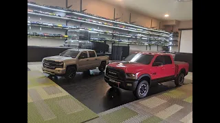 1:18 Diecast Review Unboxing of Ram Power Wagon and Chevy Silverado Z71 by GT Spirit