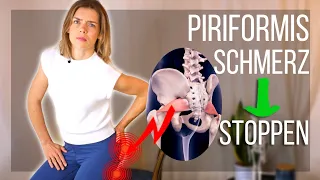 Wie du Schmerzen bei Piriformis Syndrom ANHALTEND beendest (Test und Übungen)