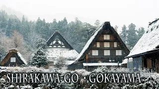 【4K Snowfall】A strong cold wave hit Shirakawa-go and Gokayama. World Heritage site.白川郷・五箇山に強い寒波が到来