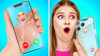 FUN PHONE DIY PROJECTS || Homemade Ideas And Hacks By 123 GO!GOLD