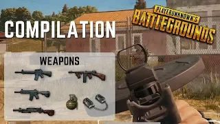 PUBG Double Kill Compilation #4 - DP-28 + M16A4 + Thompson + M416 + Grenade