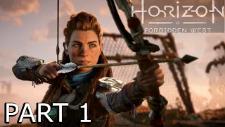 HORIZON FORBIDDEN WEST GAMEPLAY WALKTHROUGH (PS4 PRO HD 60FPS) PART 1 - GAIA